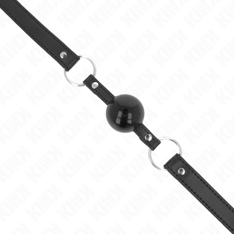 Bâillon BDSM Bit Gag Balle TPE Verrouillable Réglable - Kink