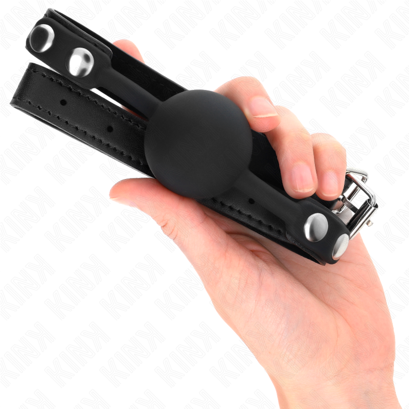 Bâillon BDSM Boule Lumineuse Silicone Sangle Réglable - Kink