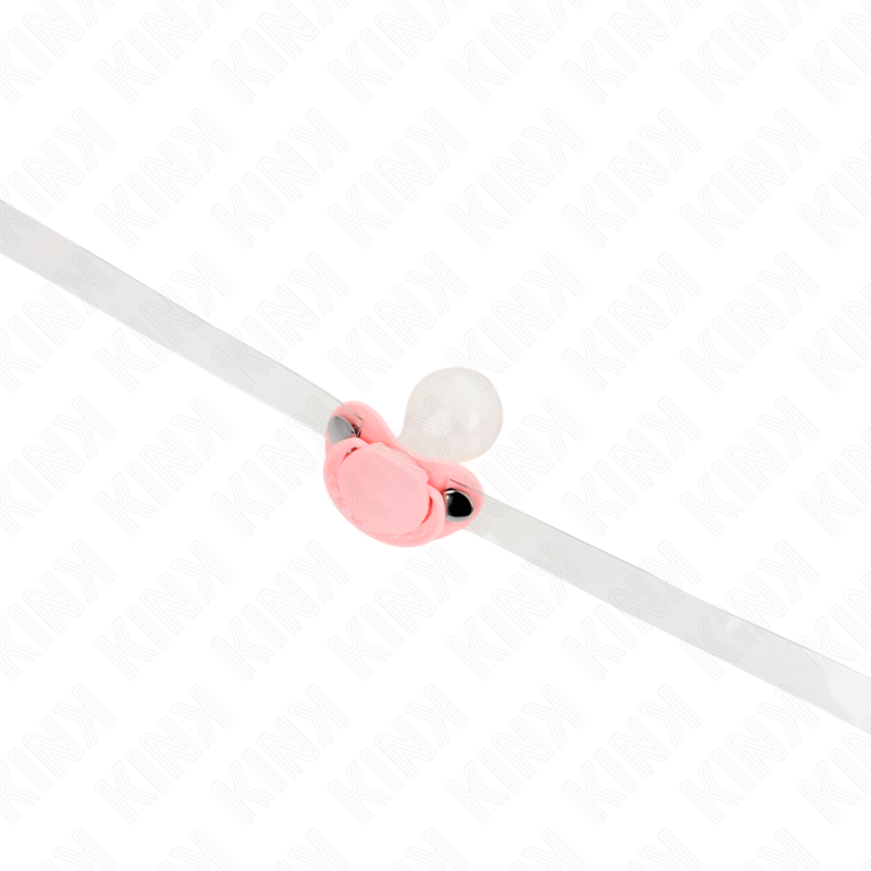 Bâillon Sucette BDSM Silicone Sangles Ajustables 43-60 cm - Kink