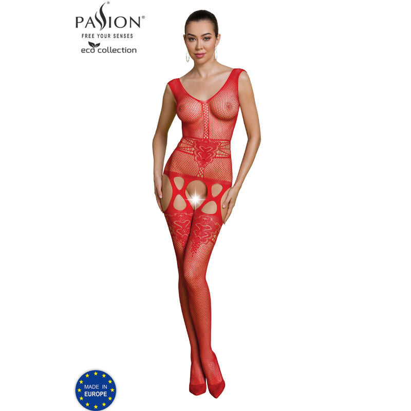 Bodystocking Résille Seins Nus Entrejambe Ouvert BS014 - Passion