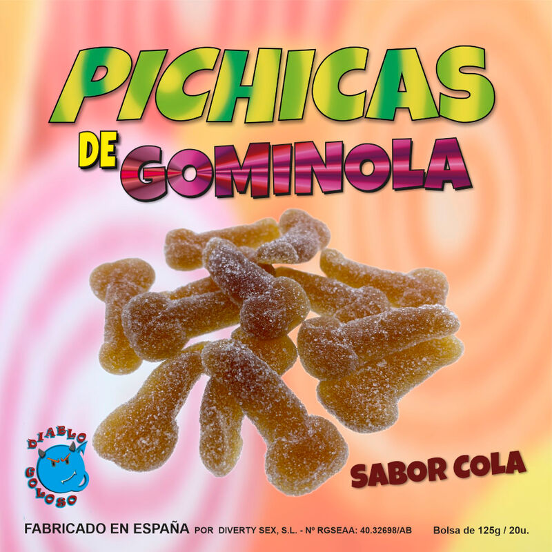 Bonbons Moelleux Forme Seins ou Pénis 4 Goûts - Diablo Goloso