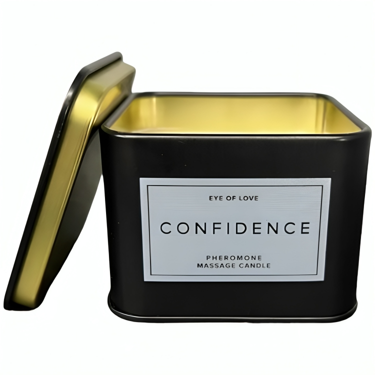 Bougie de Massage Parfumée Confiance Phéromones Pour Homme 150 ml - Eye of Love
