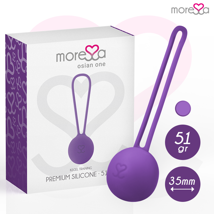 Boule de Kegel Osian One - Silicone Hypoallergénique Velours - Moressa