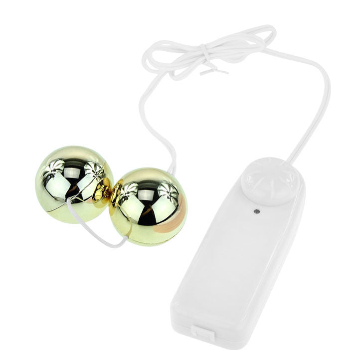 Boules de Geisha Vibrantes Golden Télécommande Multivitesse - Baile