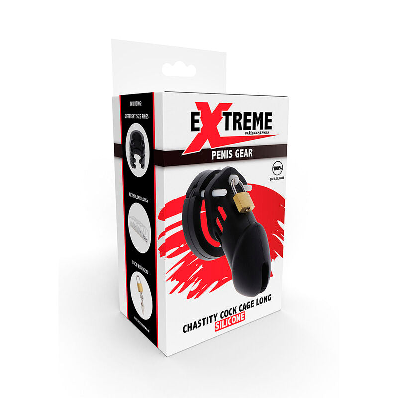 Cage de Chasteté Extreme Silicone Souple - Hidden Desire