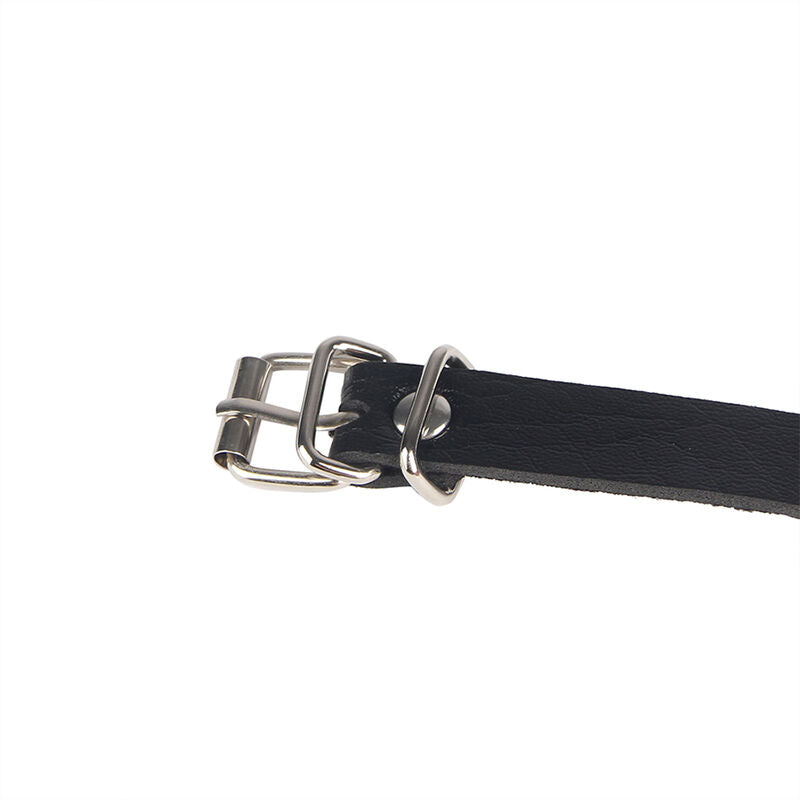 Ceinture Chaîne Bague Cuir Détails Anneaux Taille Unique - Subblime