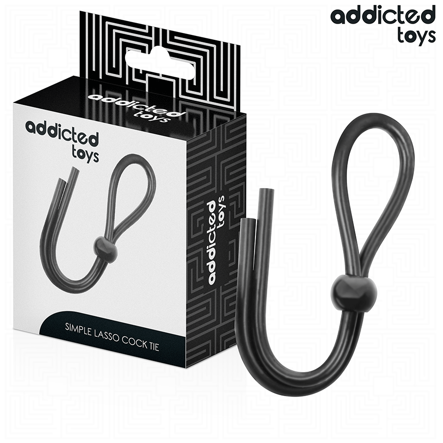 Cockring Corde Silicone à Boucle Unique Ajustable - Addicted Toys