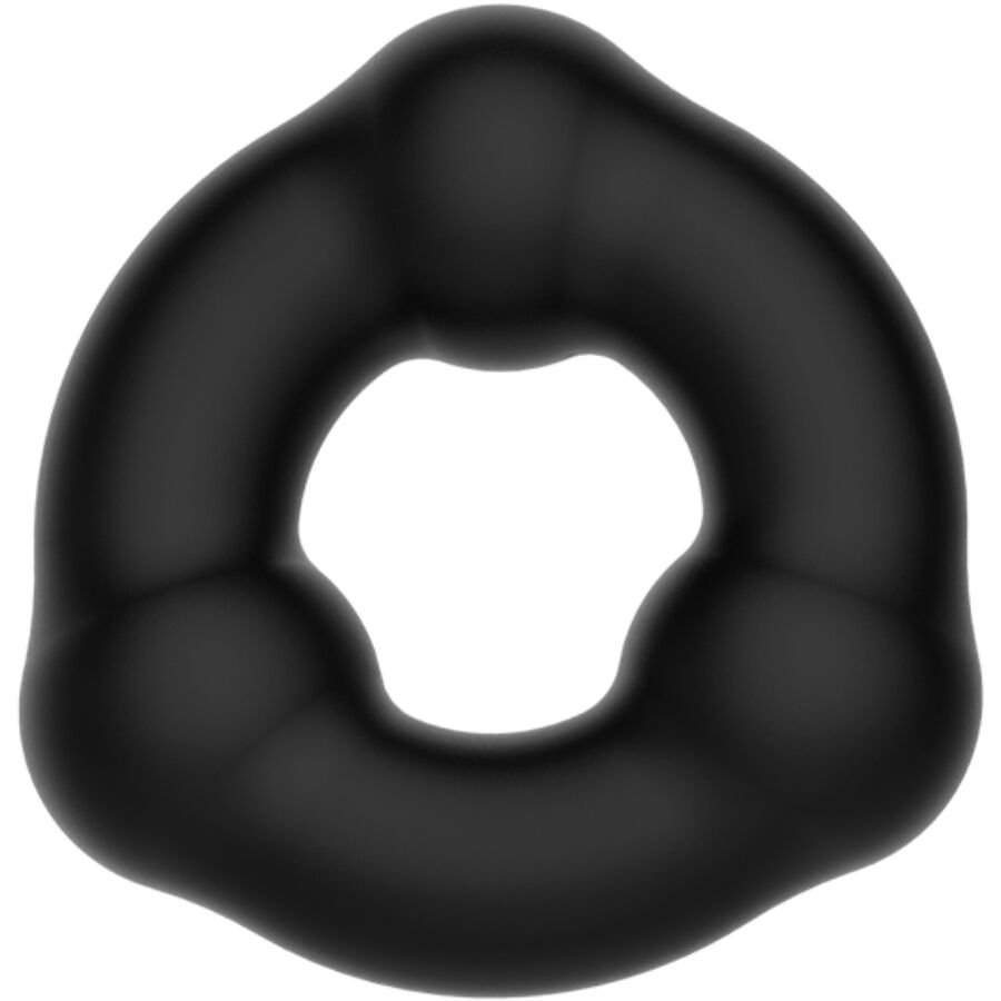 Cockring Silicone Souple Nodules Texturés Ajustable - Crazy Bull