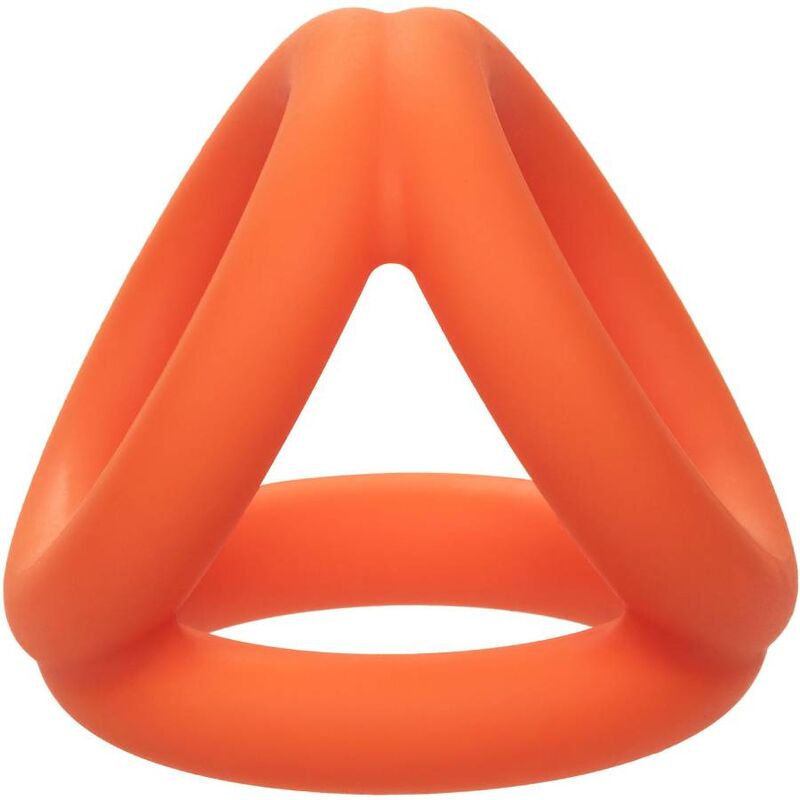 Cockring Triple Anneau Alpha Silicone Souple Extensible - CalExotics