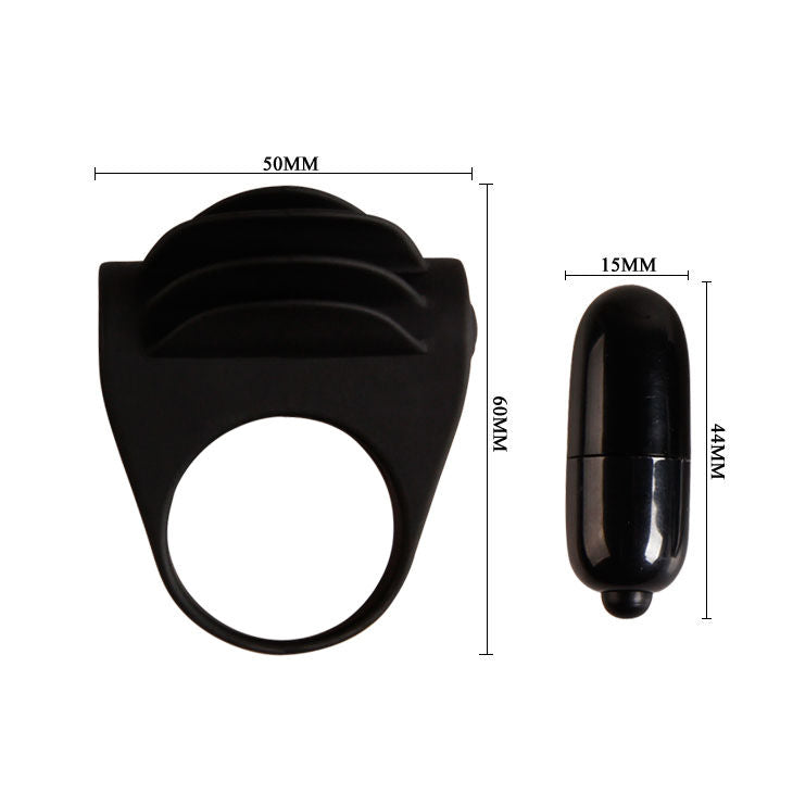 Cockring Vibrant Chester Silicone Œuf Amovible Stimulateur Clitoris - Pretty Love