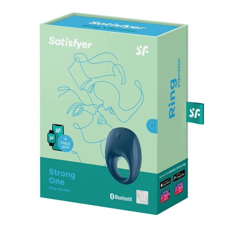 Cockring Vibrant Connecté Strong One App Satisfyer Connect IPX7 - Satisfyer