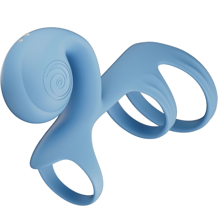 Cockring Vibrant Couple Jovi Arc Télécommande Sans Fil 2 Moteurs - Snail Vibe