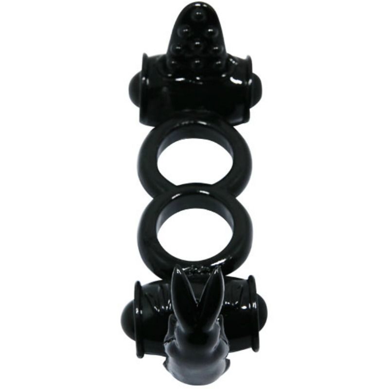 Cockring Vibrant Double Anneau Sweet Ring Stimulateur Clitoris Lapin - Baile