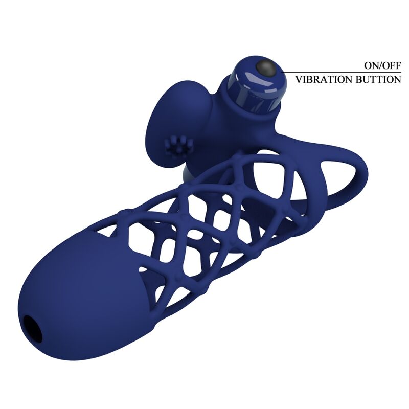 Cockring Vibrant Giann Gaine Silicone 10 Modes Stimulateur Clitoris - Pretty Love