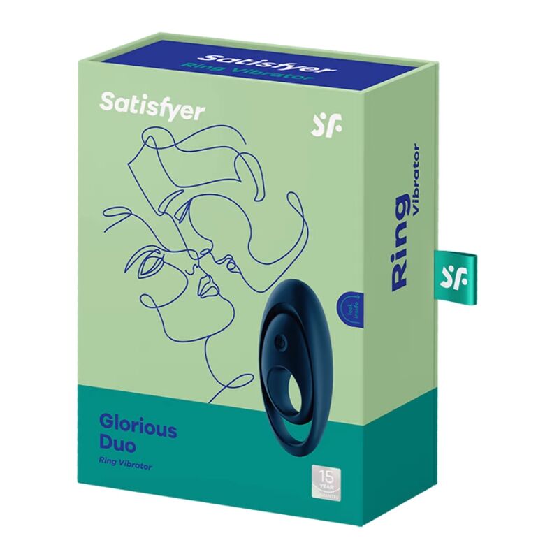 Cockring Vibrant Glorious Duo Double Moteur Rechargeable - Satisfyer