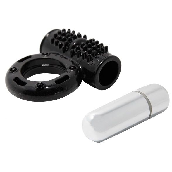 Cockring Vibrant Power Ring 10 Modes Bille Amovible Extensible - Baile