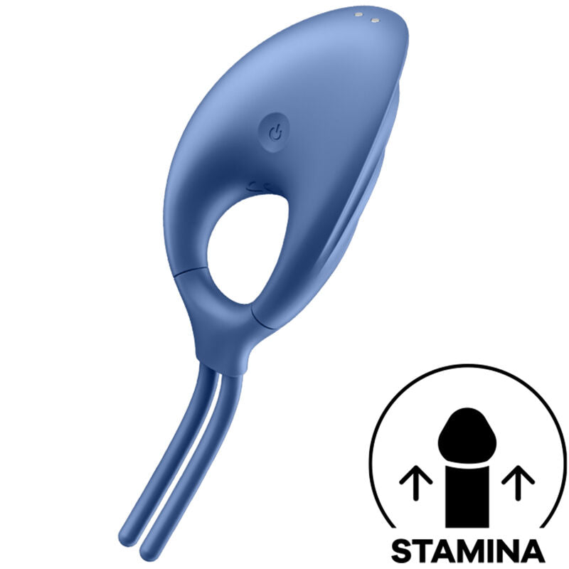 Cockring Vibrant Réglable Swordsman 12 Modes IPX7 Rechargeable - Satisfyer