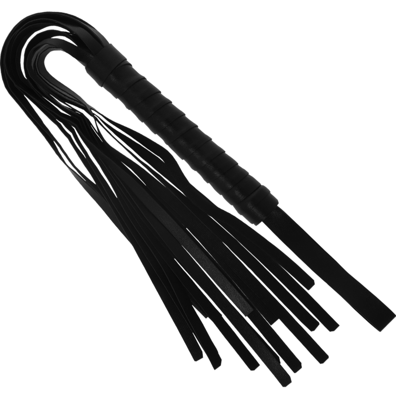 Coffret BDSM Fetish Playset 1 Menottes Masque Flogger Cuir Vegan - Intense