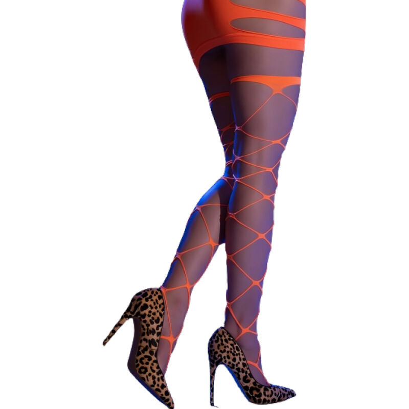 Collant Cabaret Sensuel Motif Résille Chic - Chilirose