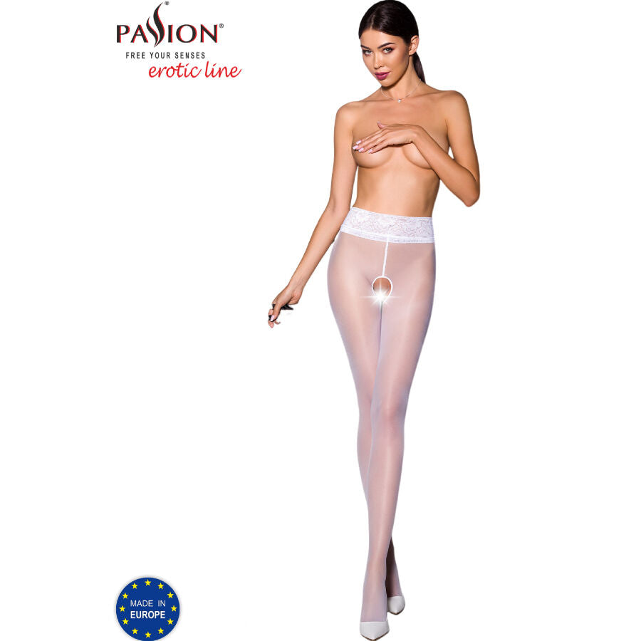 Collant Ouvert Tiopen 008 Dentelle Taille 30 Deniers - Passion Woman