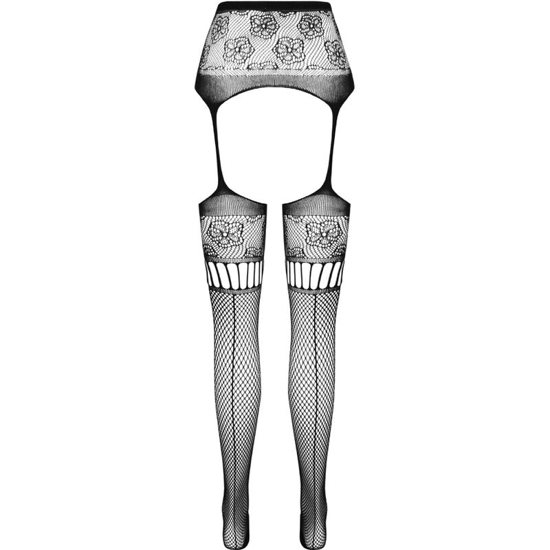 Collant Sensuel S030 avec Jarretière Intégrée Taille Unique - Passion Woman