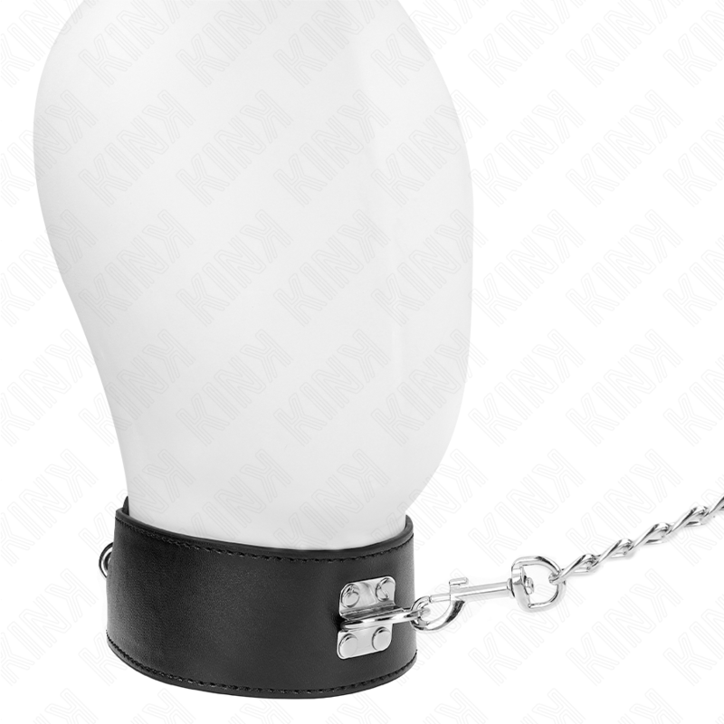 Collier BDSM Diamants Strass Laisse Ajustable 33-41 cm - Kink