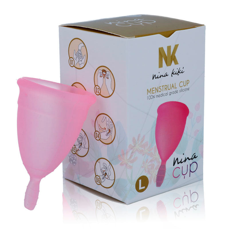 Coupe Menstruelle Nina Cup Silicone Hypoallergénique 12h - Nina Kikí