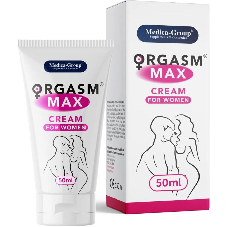 Crème Stimulante Orgasm Max pour Femmes Effet Chaud-Froid 50 ml