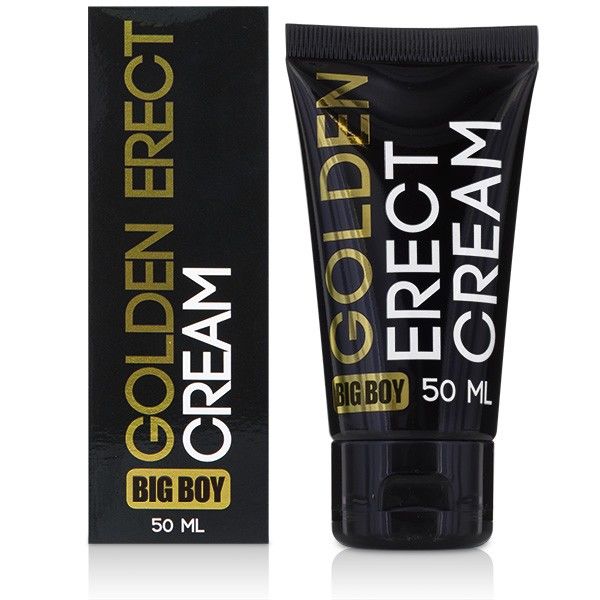 Crème Stimulante Érection Golden Erect Big Boy Extraits de Plantes - Cobeco
