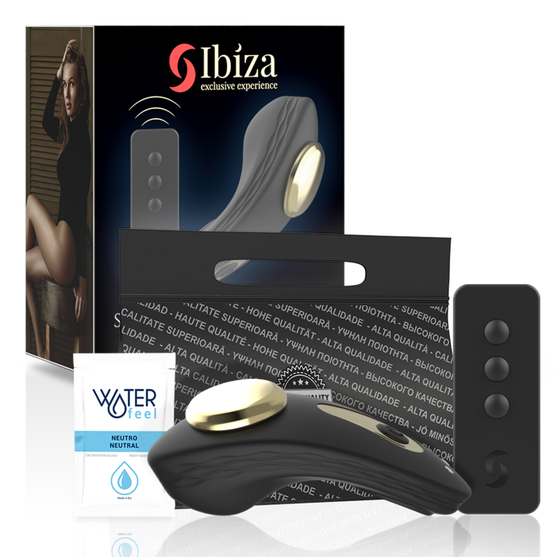 Culotte Vibrante Clitoridienne Télécommande Sans Fil Aimant IPX7 - Ibiza Technology