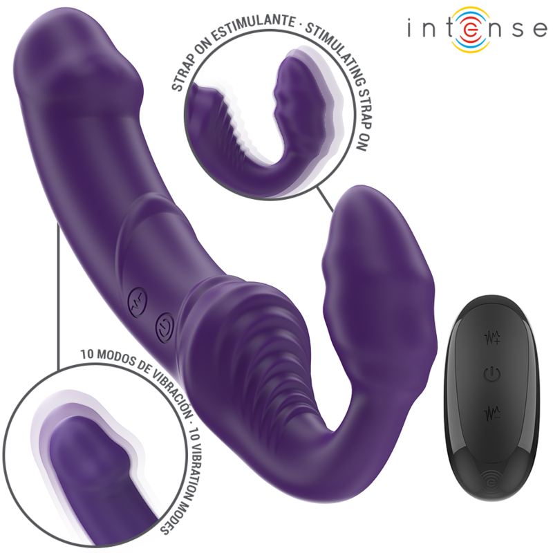 Double Vibromasseur Jill Télécommande Sans Fil 20 cm - Intense