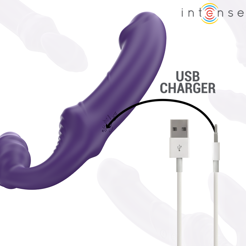 Double Vibromasseur Jill Télécommande Sans Fil 20 cm - Intense