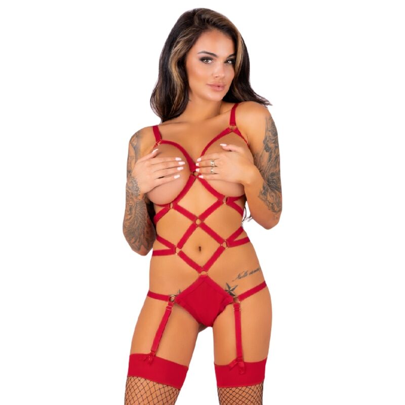 Ensemble Lingerie Thiara Bretelles Bas Maille Réglables - Livco Corsetti