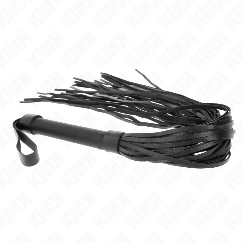 Fouet BDSM Imitation Peau de Mouton 60 cm Poignée Ergonomique - Kink