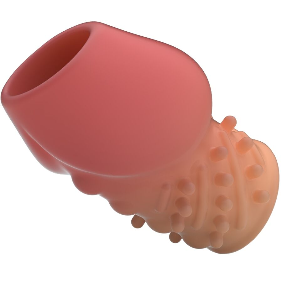 Gaine à Pénis Matias Texturée TPR Extensible Effet Plus Épais - Pretty Love
