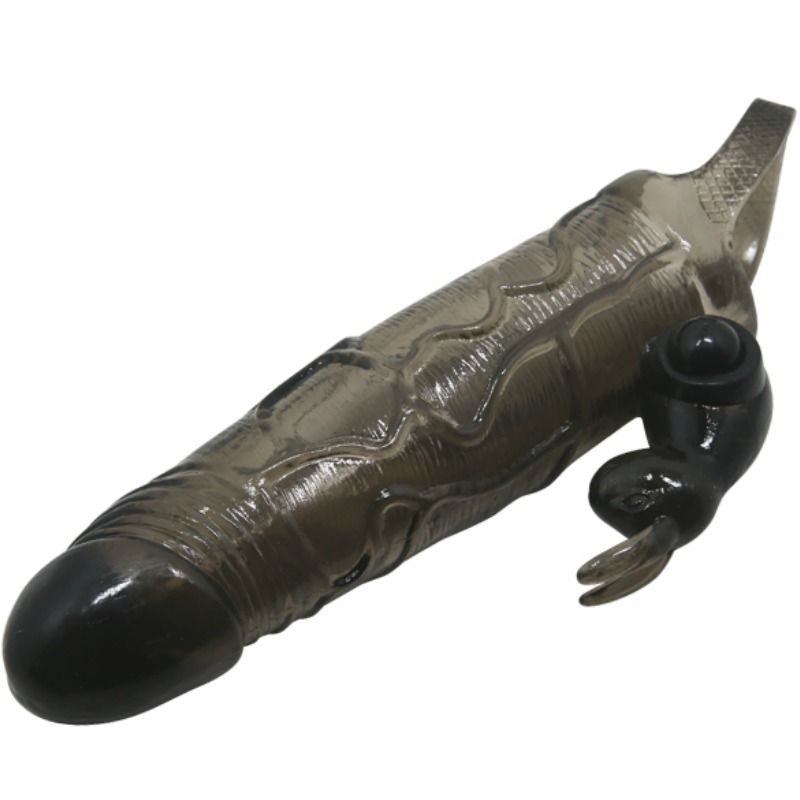 Gaine à Pénis Réaliste Brave Man Lapin Vibrant 16,5 cm - Baile
