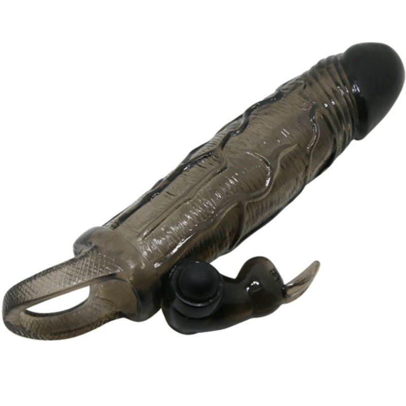 Gaine à Pénis Réaliste Brave Man Lapin Vibrant 16,5 cm - Baile
