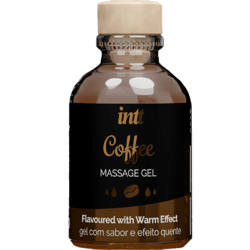 Gel de Massage Comestible Saveurs Gourmandes Effet Chauffant - Intt