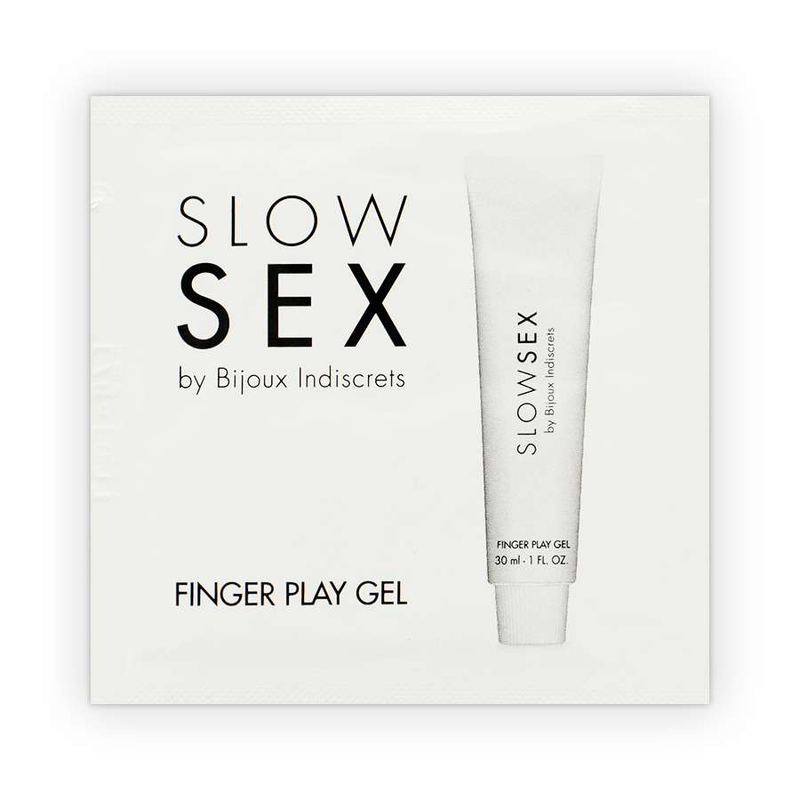 Gel de Massage Slow Sex Finger Play Aloe Vera Noix de Coco Monodose - Bijoux Indiscrets