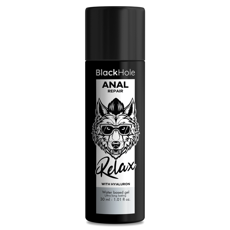 Gel Lubrifiant Anal Black Hole Repair - Relaxant Base Eau à l'Hyaluron