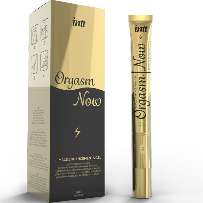 Gel Stimulant Clitoridien Orgasm Now Effet Chauffant Applicateur Vibrant 15 ml - Intt