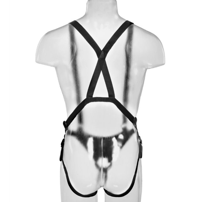 Gode Ceinture Creux Réaliste 28 cm Sangles Réglables - King Cock