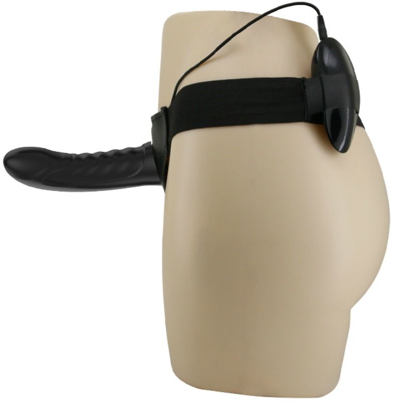 Gode Ceinture Vibrant Marvin Gode Tunnel Silicone Veiné Réglable - Pretty Love