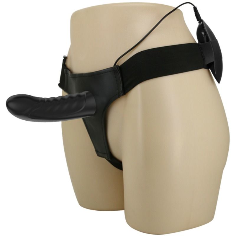 Gode Ceinture Vibrant Marvin Gode Tunnel Silicone Veiné Réglable - Pretty Love
