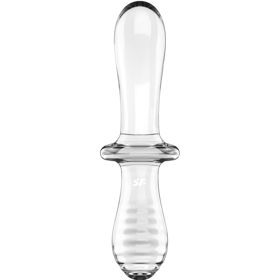 Gode Double Cristal Verre Réversible Sans Phtalates 2 Coloris - Satisfyer Crystal