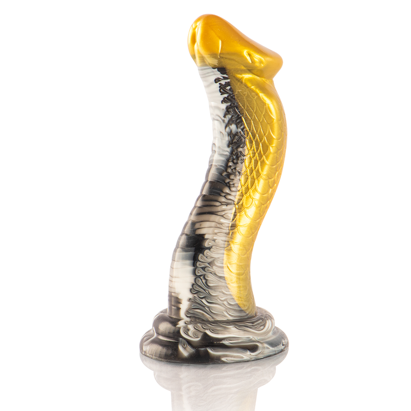 Gode Dragon Drakon Cobra Silicone Texturé 20 cm - Epic Cybersilicock