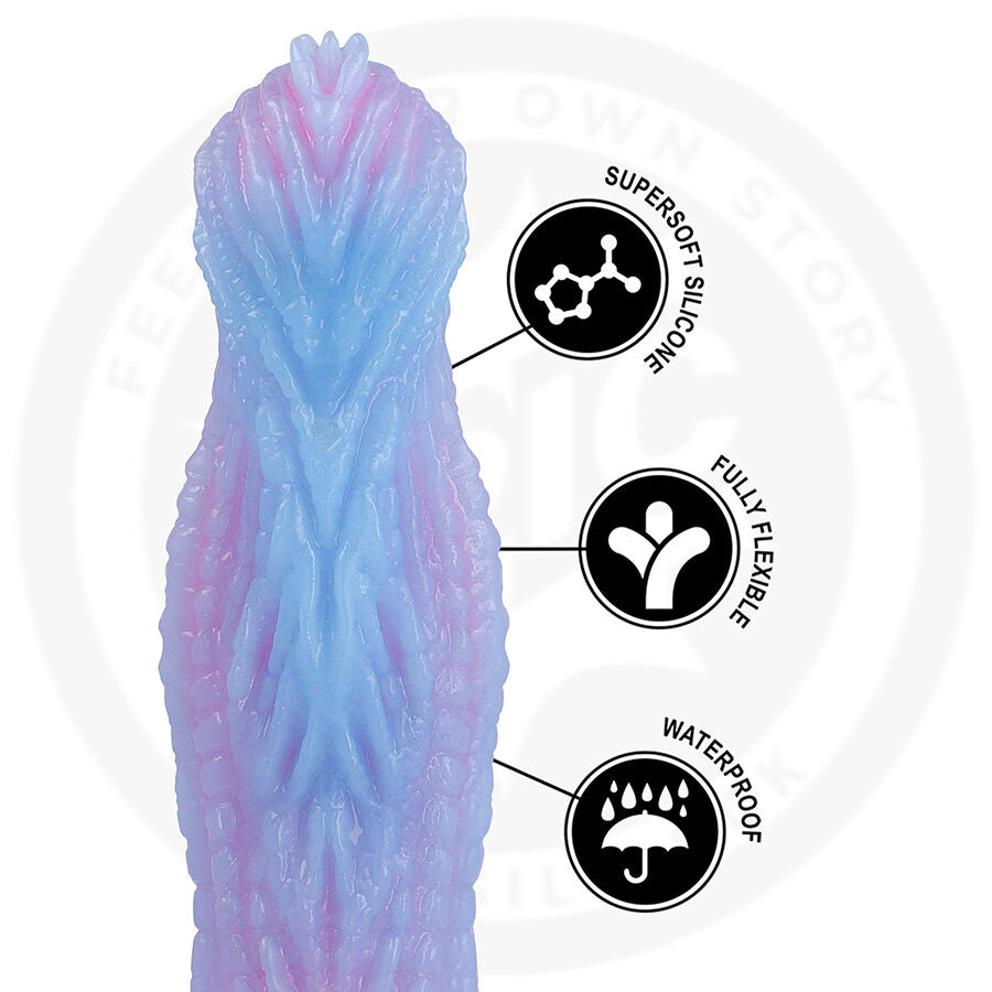Gode Fantasy Selara Dawn Silicone Forme Enveloppante 195 mm - Epic Cybersilicock