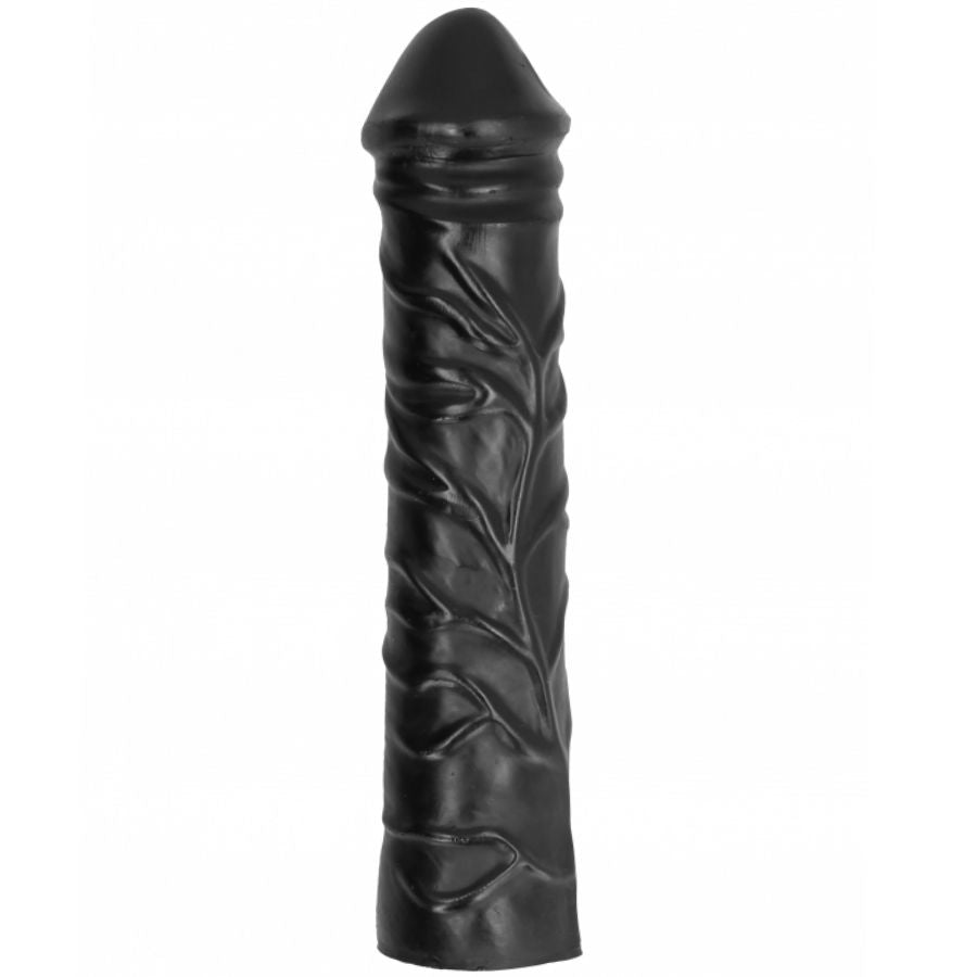 Gode Géant Fisting XXL 32 cm Veiné Réaliste TPR - All Black