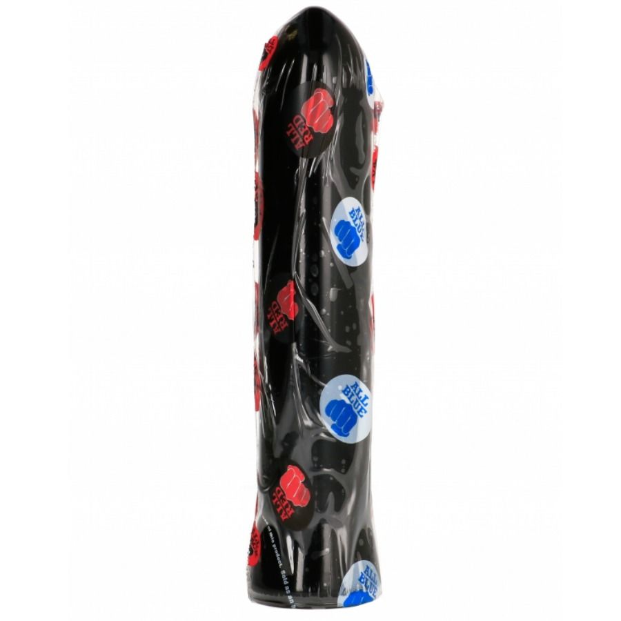 Gode Réaliste All Black 22 cm Flexible Usage Anal et Vaginal - All Black