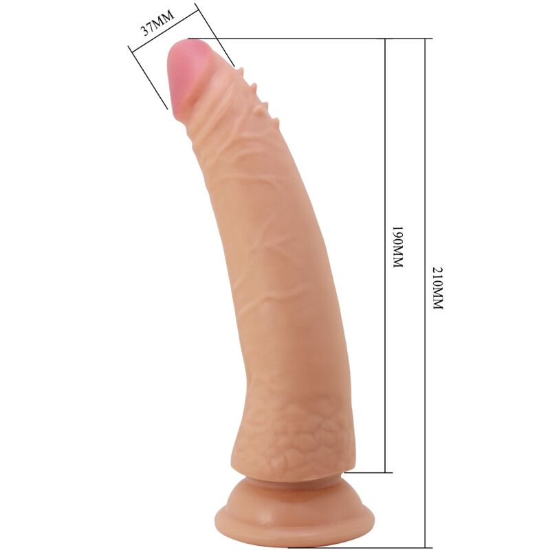 Gode Réaliste Kable Ventouse Noyau Flexible 21 cm - Pretty Love